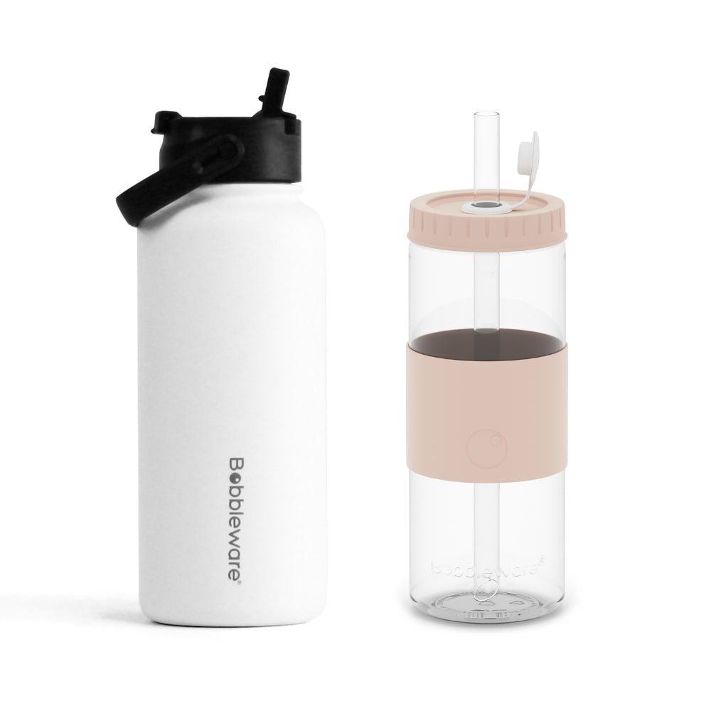 bobbleware reusable bubble tea tumbler and insulated bottle 