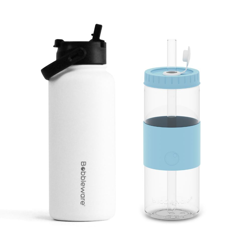 bobbleware reusable bubble tea tumbler and insulated bottle