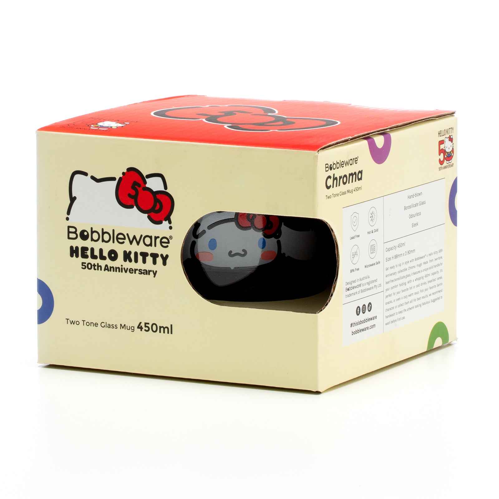 Hello Kitty Chroma Mug 450ML - 50th Anniversary