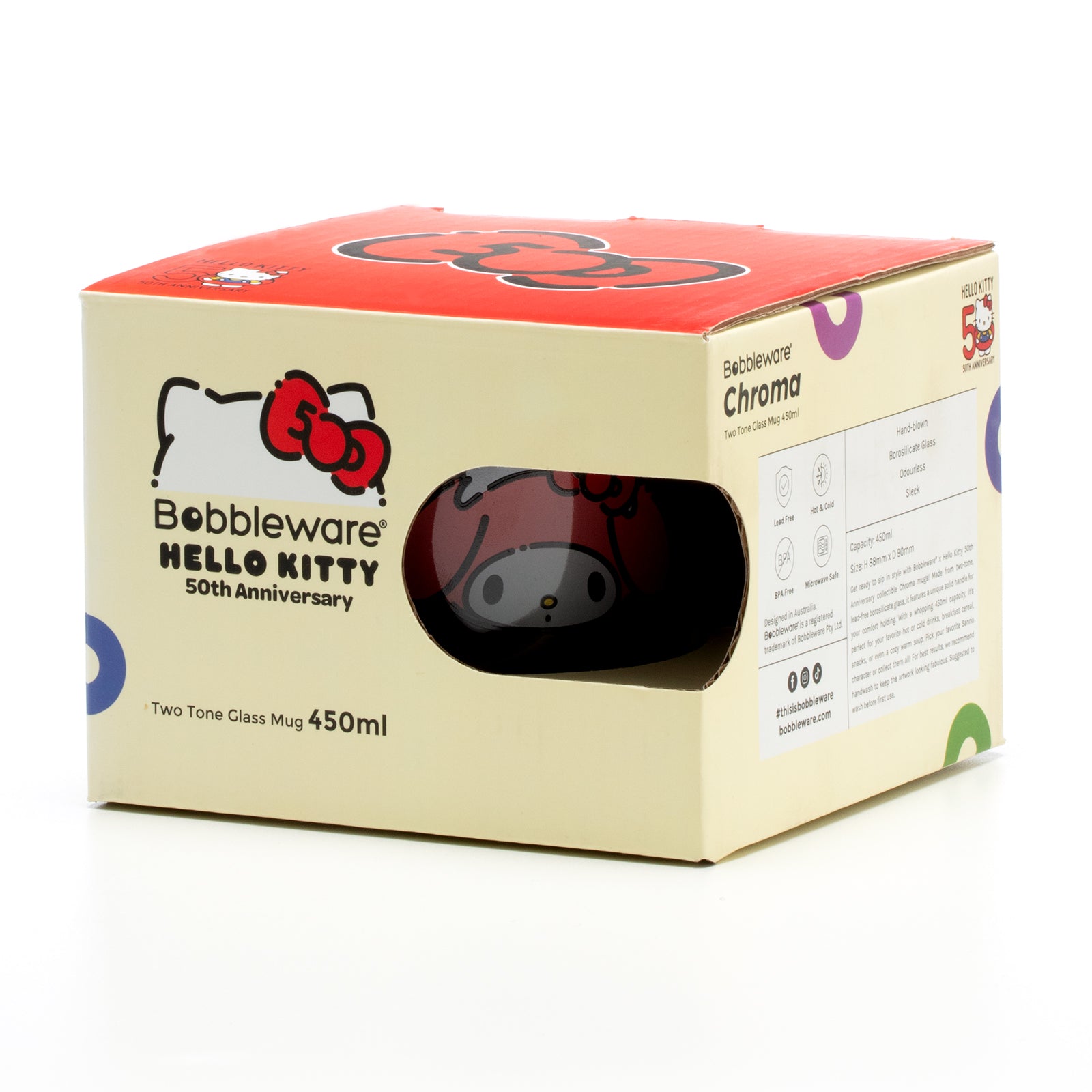 Hello Kitty Chroma Mug 450ML - 50th Anniversary