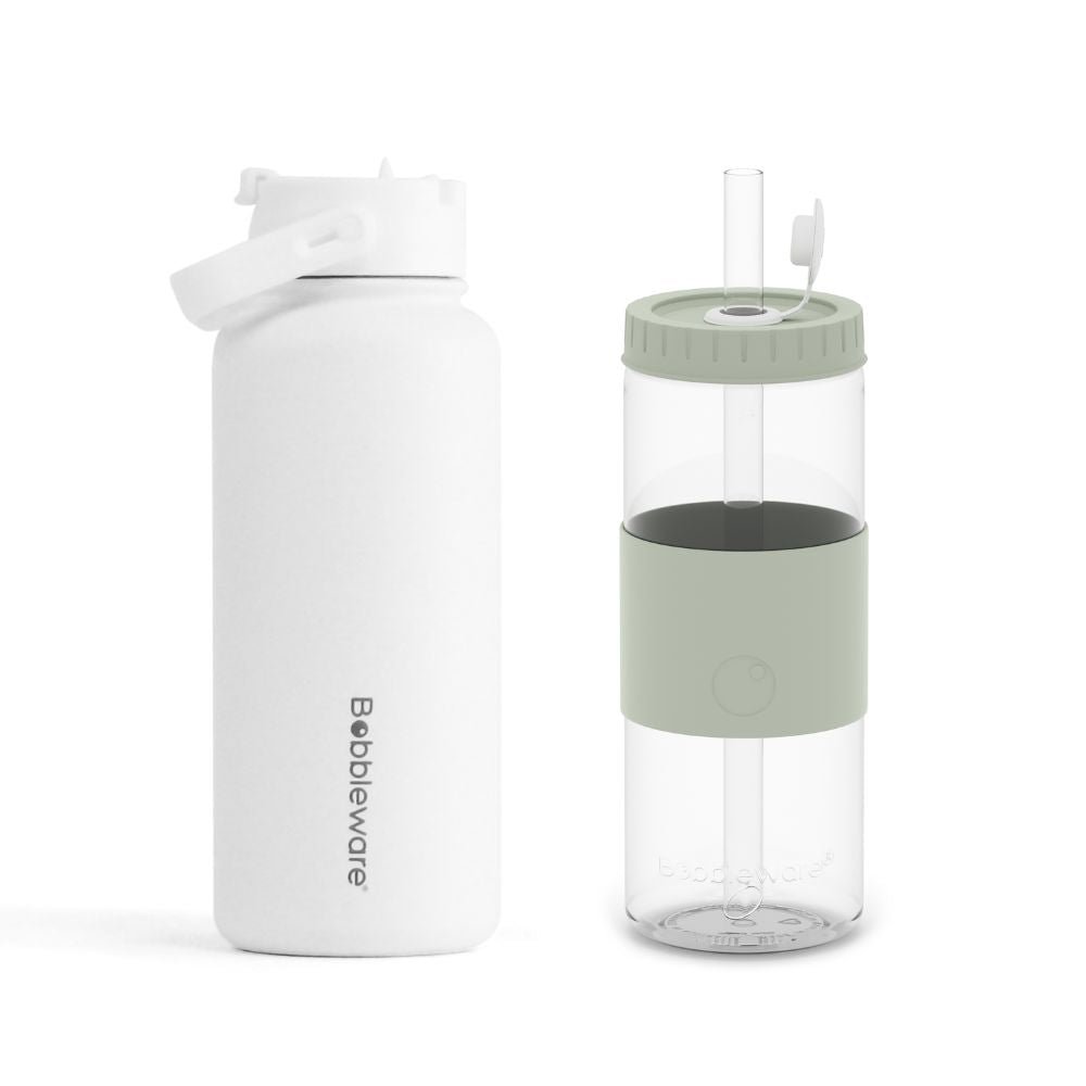 bobbleware reusable bubble tea tumbler and insulated bottle