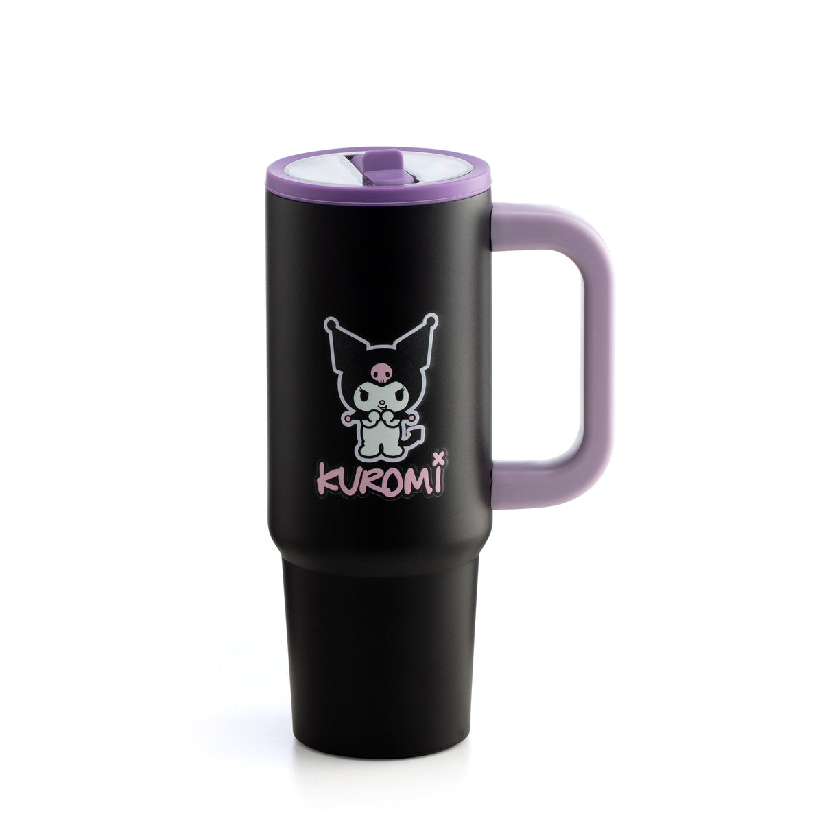 Kuromi Hydrate Insulated Tumbler W/ Handle & Flip Straw 30oz/880ml - Bobbleware®