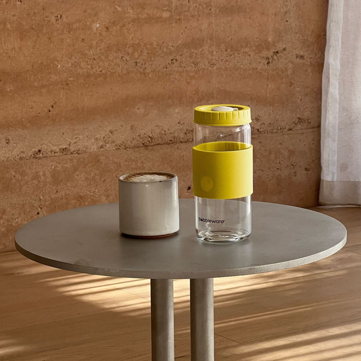 Reusable Straw Tumbler Glass 16oz/500ml - Sunshine - Bobbleware®