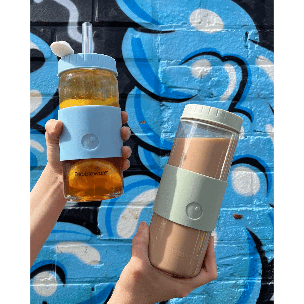 Bundle 500ml Glass & 700ml Tritan™ Reusable Straw Tumbler - Bobbleware®