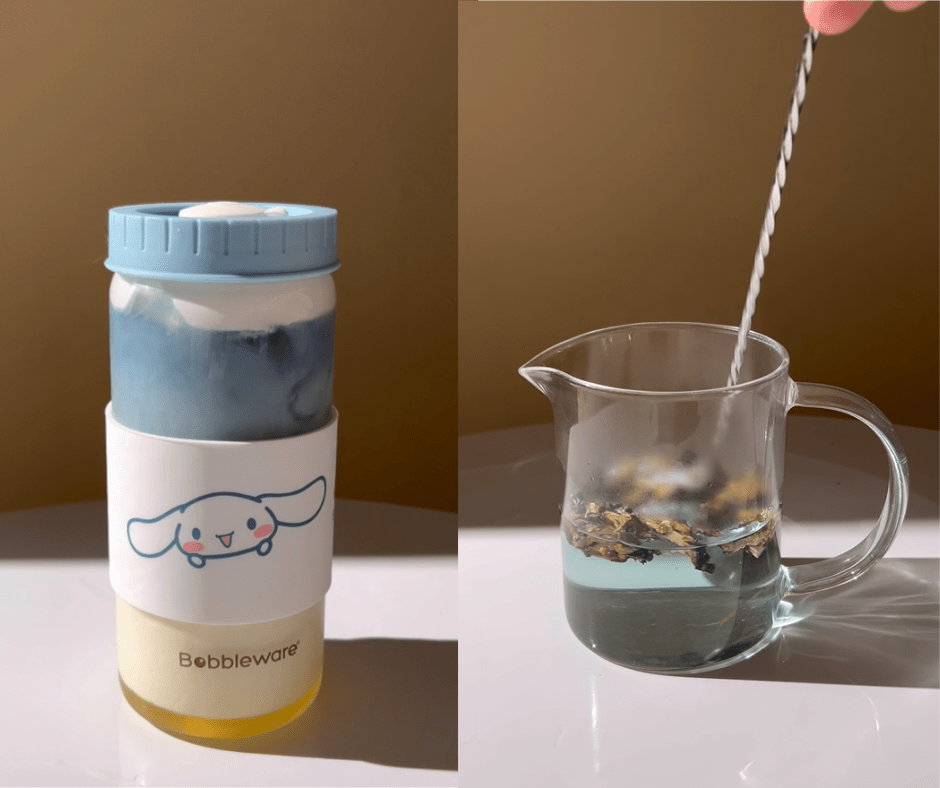 Sip & Savor Series: A Refreshing Butterfly Pea Tea Latte to cure Monday blue - Bobbleware®
