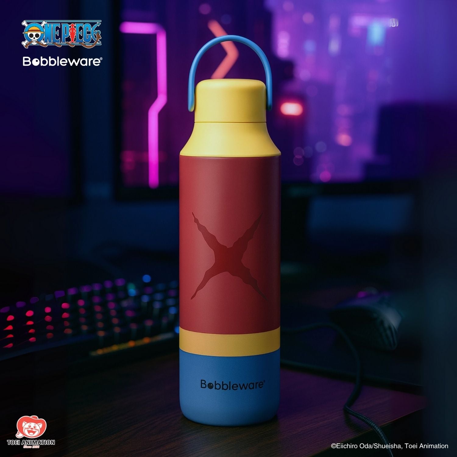 Luffy Edition Hydrate Insulated 2-in-1 Drink Bottle 600ml/20oz
