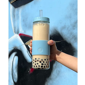 Reusable bubble tea tumbler