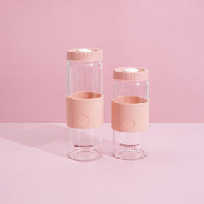 Bundle 500ml & 700ml Glass Reusable Straw Tumbler - Bobbleware®