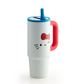Hello Kitty Hydrate Insulated Tumbler W/ Handle & Flip Straw 30oz/880ml - Bobbleware®
