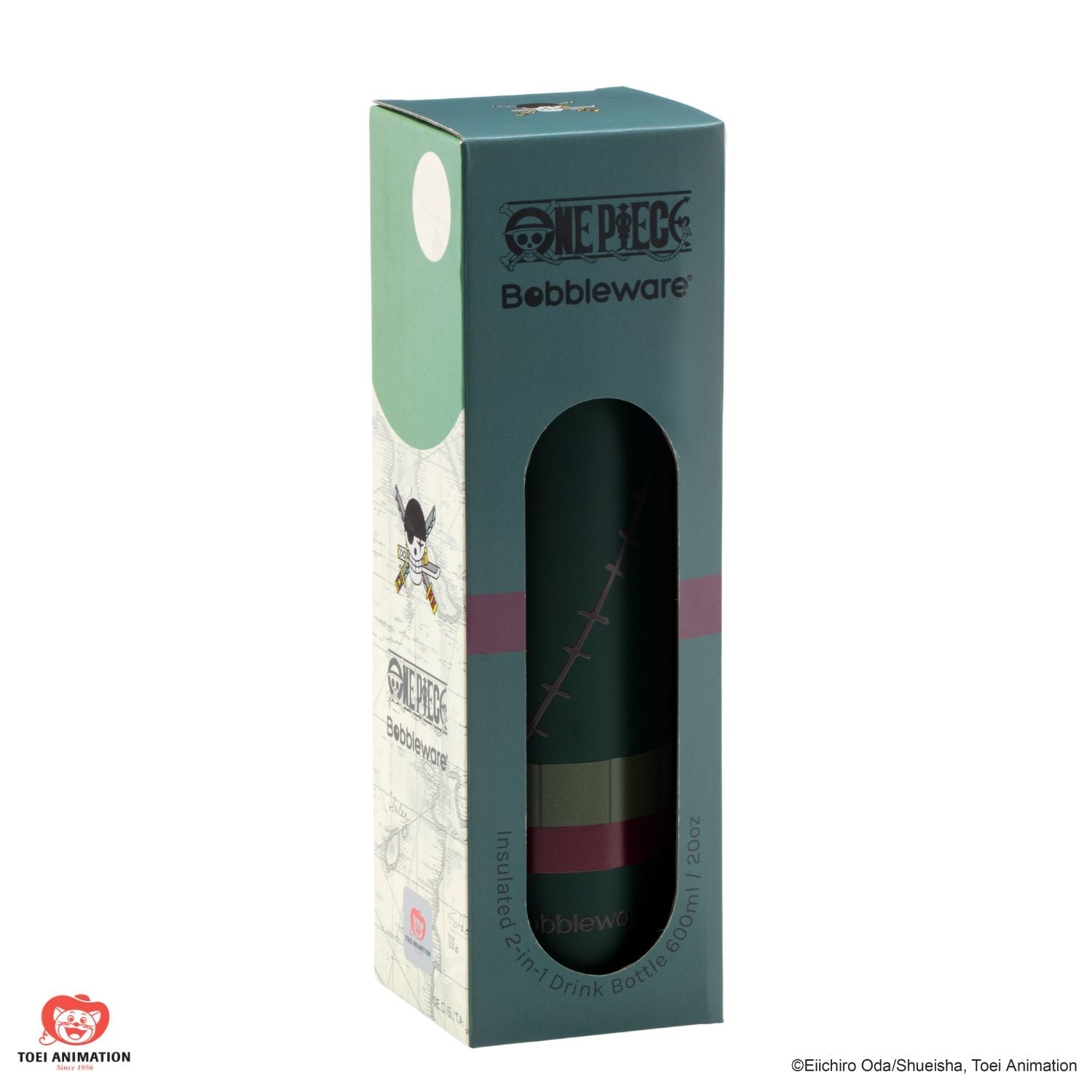 Luffy Edition Hydrate Insulated 2 - in - 1 Drink Bottle 600ml/20oz - Bobbleware®