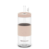 Reusable Straw Tumbler Glass 16oz/500ml - Rose - Bobbleware®