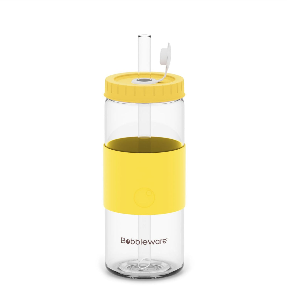 Reusable Straw Tumbler Glass 16oz/500ml - Sunshine - Bobbleware®