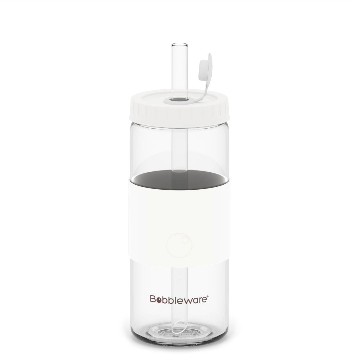 Reusable Straw Tumbler Glass 16oz/500ml - Violet - Bobbleware®