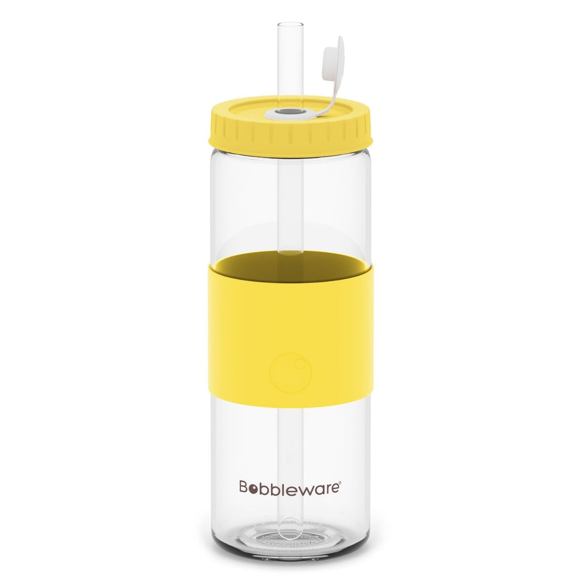 Reusable Straw Tumbler Glass 24oz/700ml - Ivory - Bobbleware®
