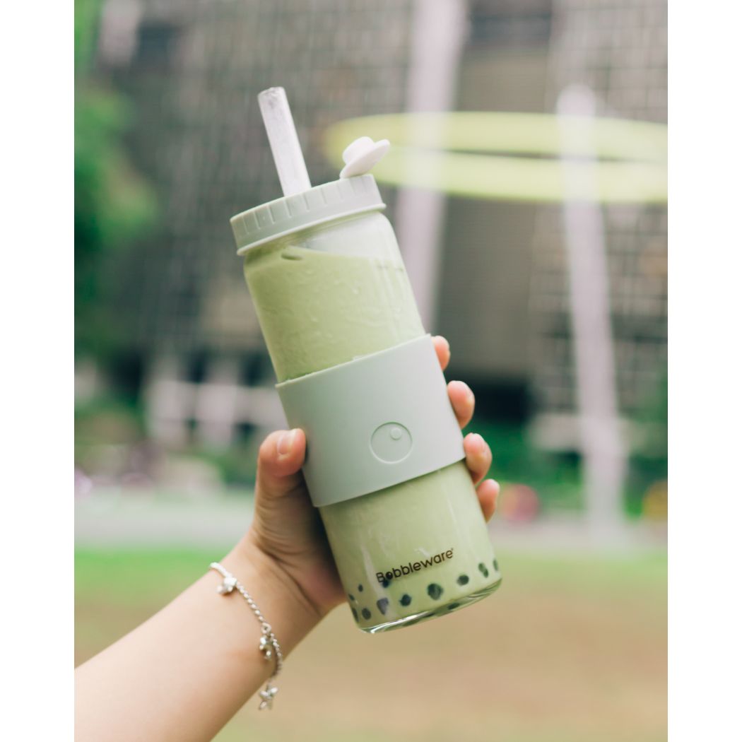 Reusable Straw Tumbler Glass 24oz/700ml - Sunshine - Bobbleware®