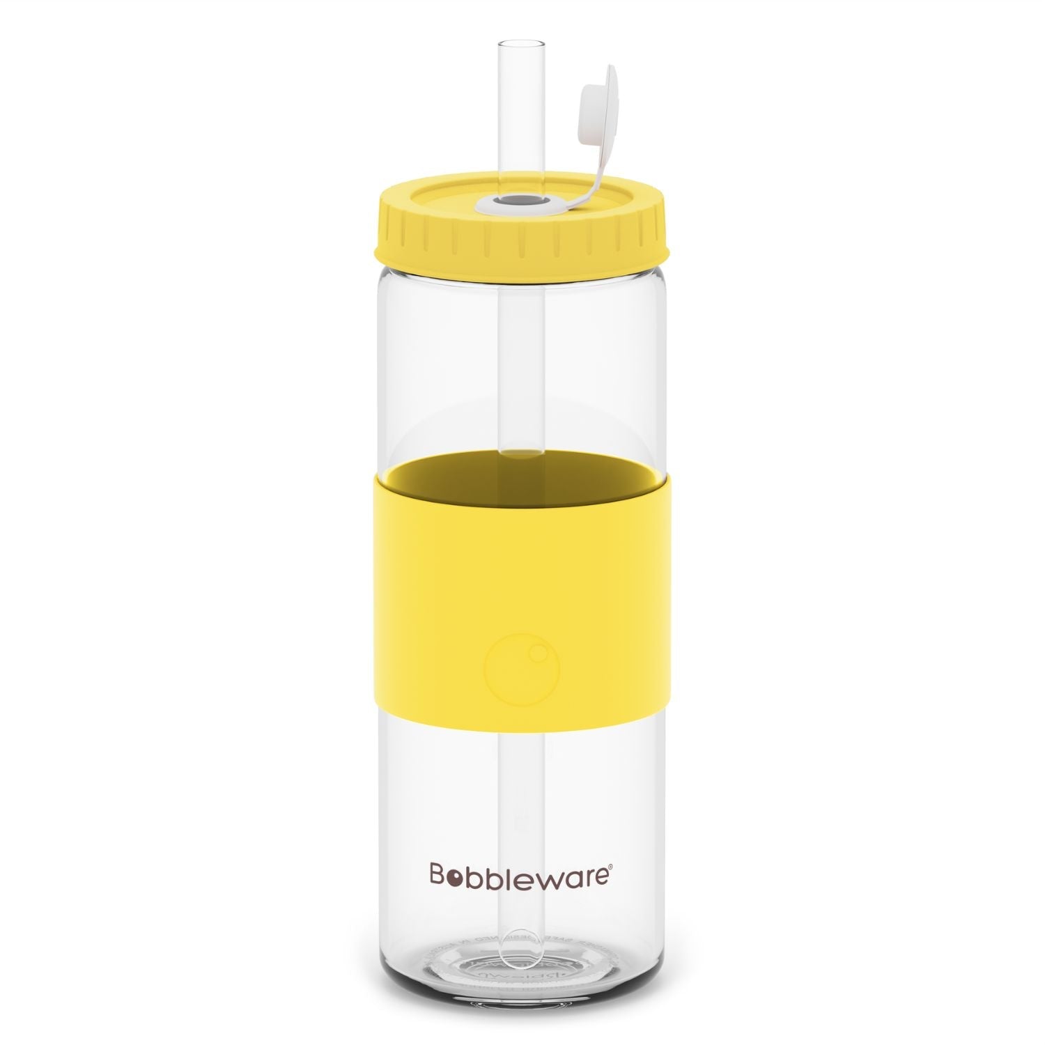 Reusable Straw Tumbler Glass 24oz/700ml - Rose - Bobbleware®