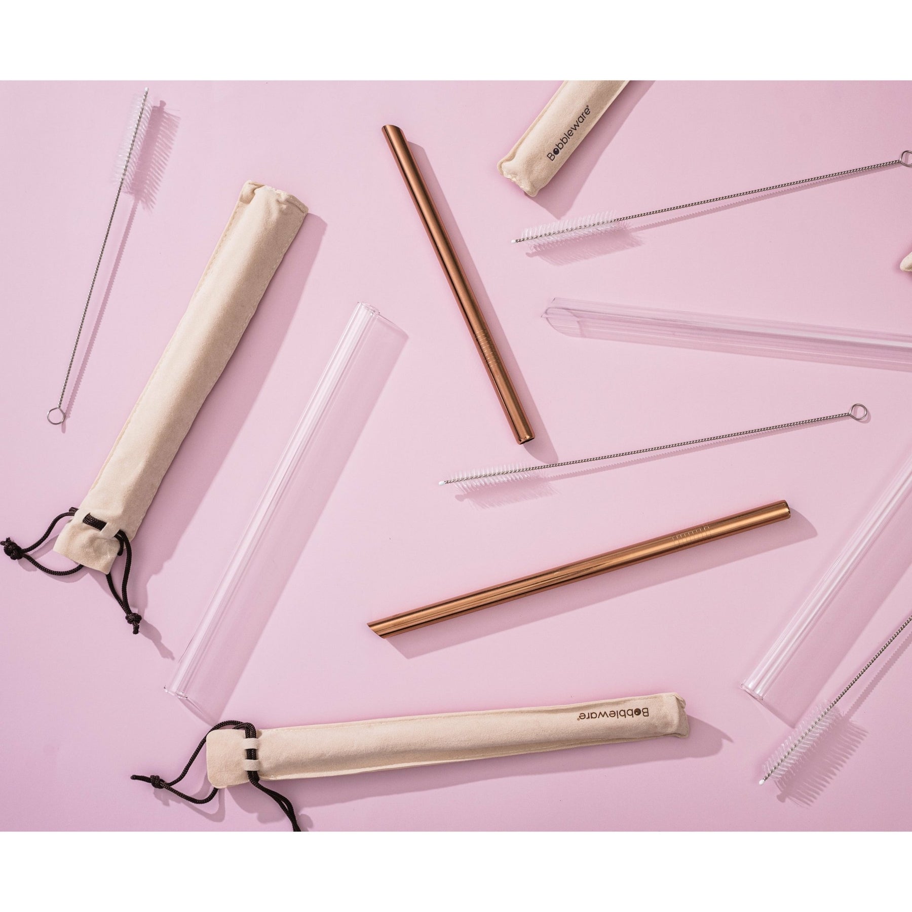 Reusable Tritan™ Boba Smoothie Straw Set - Bobbleware®